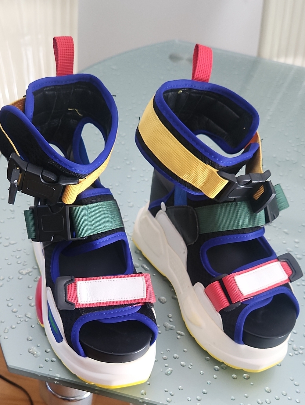 Anthony Wang Multicolor Strappy Sport Sandal Sneakers